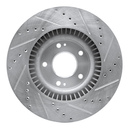 R1 Concepts R1 15-20 Kia SORENTO Front Left Drilled & Slotted Silver Brake Rotor