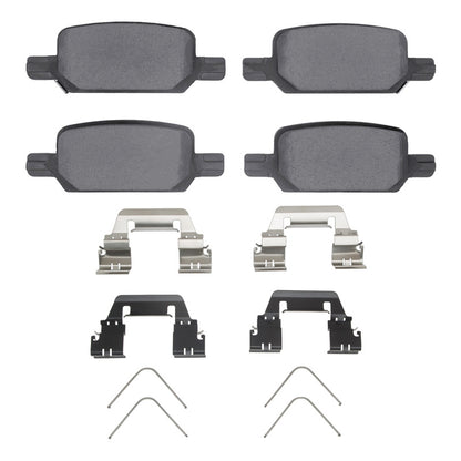 R1 Concepts R1 2021-2022 Chevrolet Colorado Rear Performance Off-Road/Tow Brake Pads & Hardware Kit