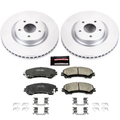 PowerStop Power Stop 14-19 Infiniti Q50 Front Z17 Evolution Geomet Coated Brake Kit