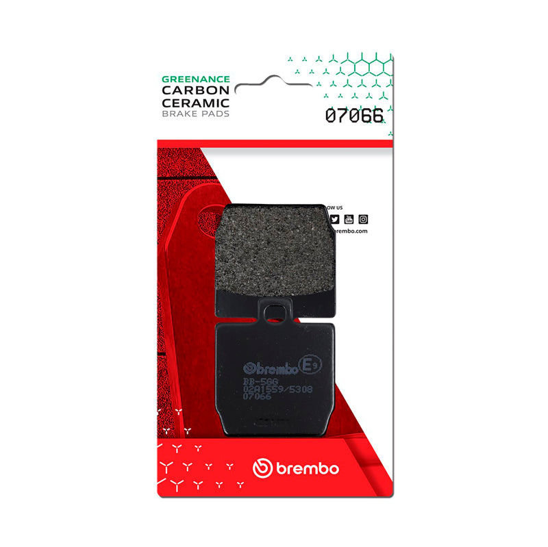 Brembo Powersports Brembo Mbk Nitro/Quadro Quadro/Yamaha Aerox/Yamaha Slider Carbon Ceramic Brake Pad - Rear
