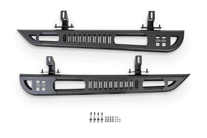 DV8 Offroad 2018+ Jeep Wrangler JL 2-Door Bolt-On OE Plus Side Steps