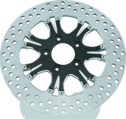 Performance Machine Disc/Carr 11.5 Heathen Rear Left - Contrast Cut Platinum