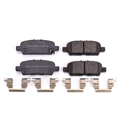 PowerStop Power Stop 11-12 Infiniti EX35 Rear Z17 Evolution Ceramic Brake Pads w/Hardware