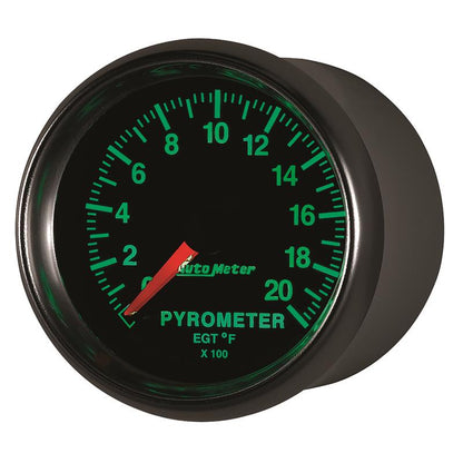 Autometer GS 0-2000 degree F Full Sweep Electronic Pyrometer Gauge