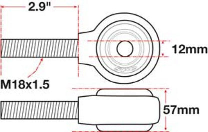 SPC Performance xAxis Rod End Ball Joint