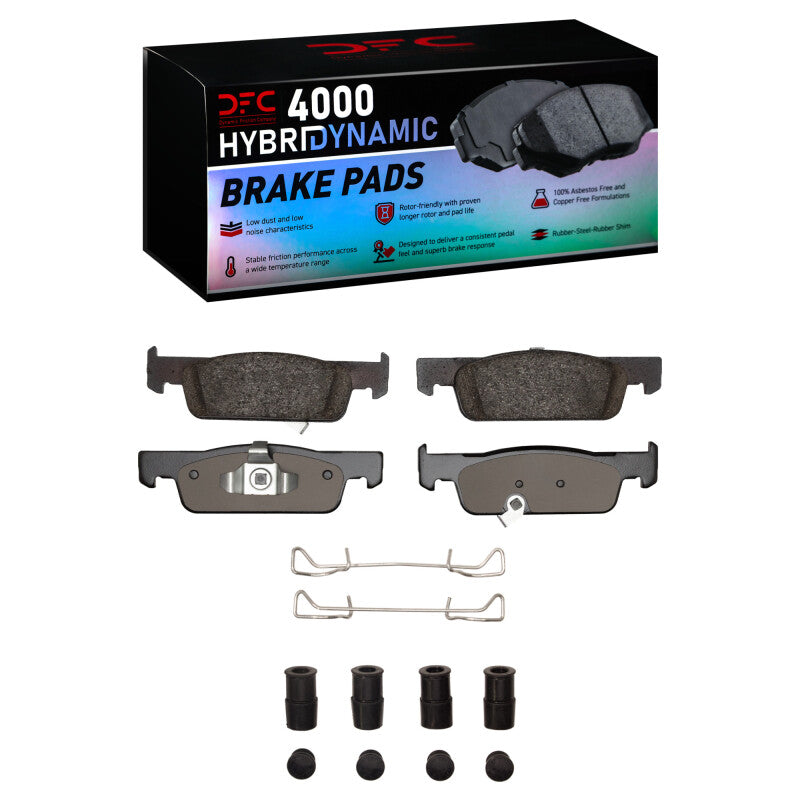 DFC 16-19 Smart Fortwo Front 4000 HybriDynamic Brake Pads and Hardware Kit