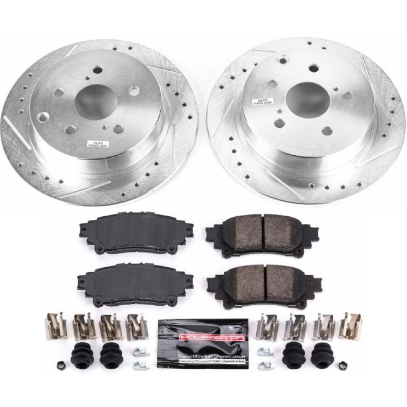 PowerStop Power Stop 16-18 Toyota Mirai Rear Z23 Evolution Sport Brake Kit