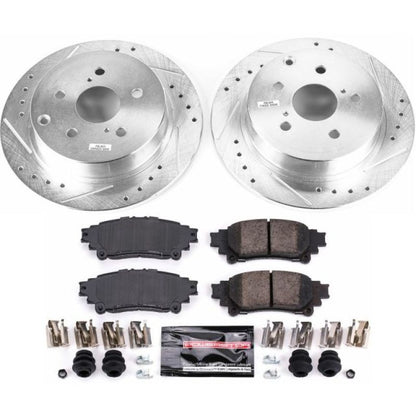 PowerStop Power Stop 16-18 Toyota Mirai Rear Z23 Evolution Sport Brake Kit