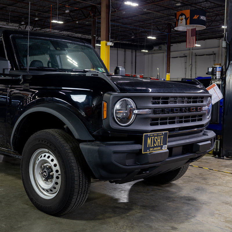 Mishimoto 2021+ Ford Bronco Plastic Bumper License Plate Relocation