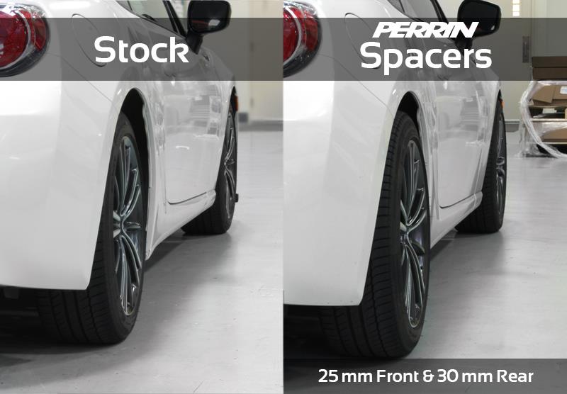 Perrin Performance PERRIN 02-14 Subaru WRX / 2004 STI / 13-26 BRZ & Toyota GR86 30mm Wheel Spacers 5x100 56mm CB - Pair