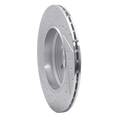 R1 Concepts R1 10-13 Land Rover Range Rover Sport Rear Right Drilled & Slotted Silver Brake Rotor