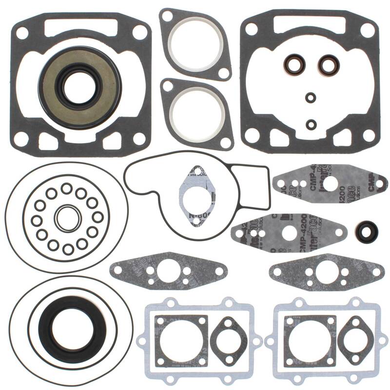 Vertex Pistons Vertex Gaskets 02-06 Arctic Cat ZR 440 Sno-Pro Complete Gasket Kit w/ Oil Seals