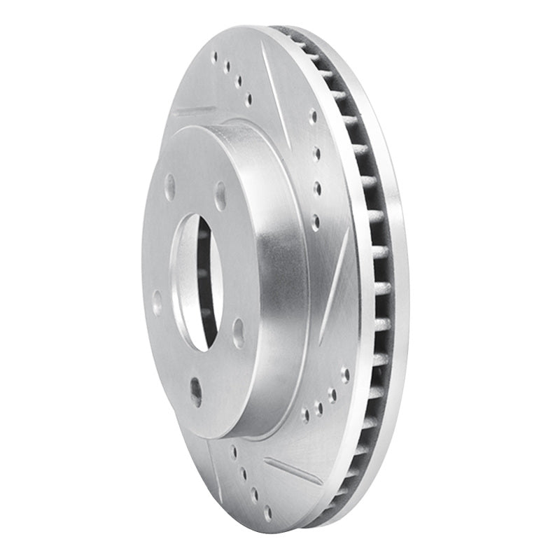 R1 Concepts R1 83-96 Buick Reatta Front Right Drilled & Slotted Silver Brake Rotor