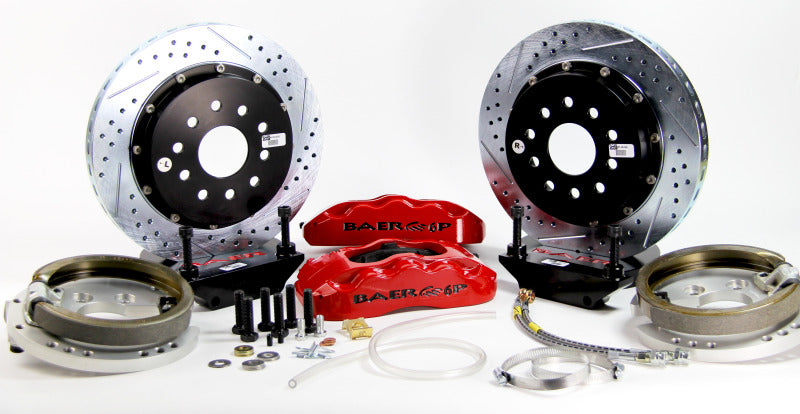 Baer Brakes 79-92 Ford Mustang 14in Pro+ Rear SDZ Brake Kit - Fire Red