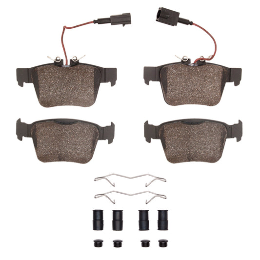 R1 Concepts R1 2017-2025 Alfa Romeo Stelvio Rear R1 Ceramic Pads & Hardware Kit
