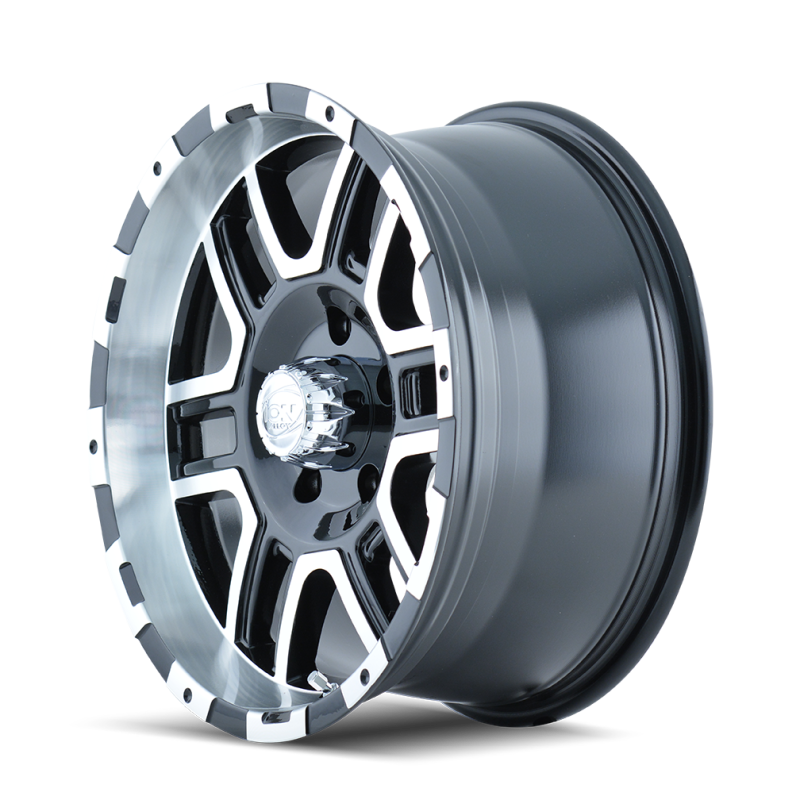 ION Wheels ION Type 179 17x8 / 5x135 BP / 10mm Offset / 87mm Hub Black/Machined Wheel