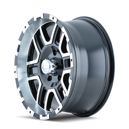 ION Wheels ION Type 179 17x8 / 5x135 BP / 10mm Offset / 87mm Hub Black/Machined Wheel
