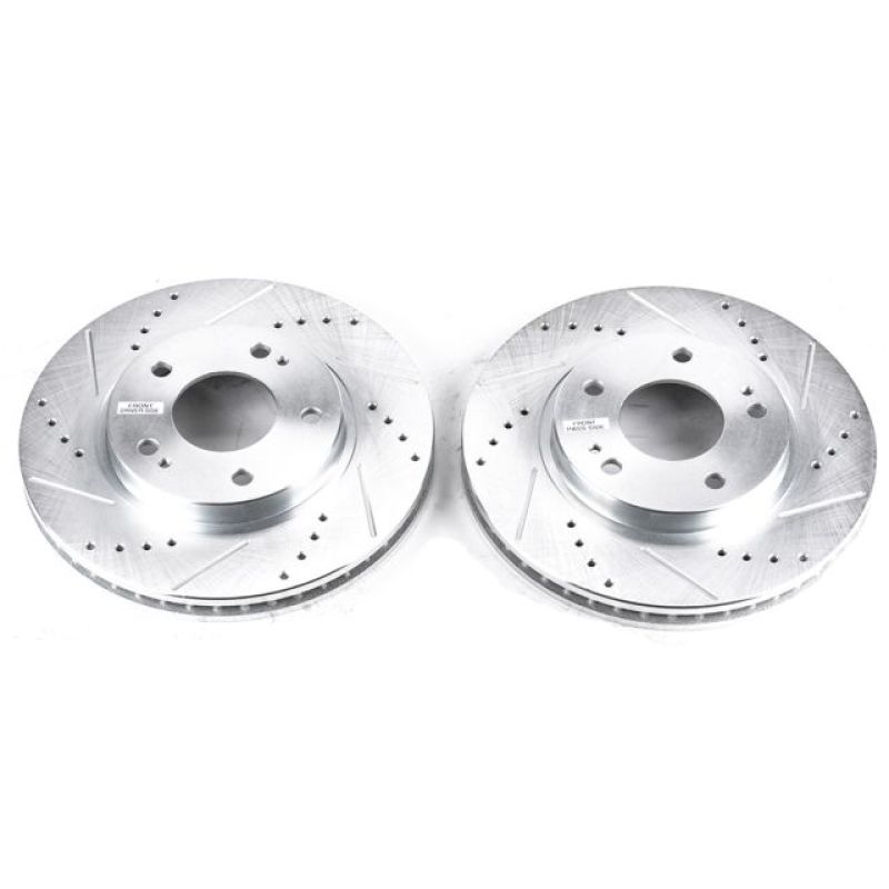 PowerStop Power Stop 01-05 Chrysler Sebring Front Evolution Drilled & Slotted Rotors - Pair
