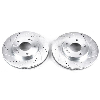 PowerStop Power Stop 01-05 Chrysler Sebring Front Evolution Drilled & Slotted Rotors - Pair
