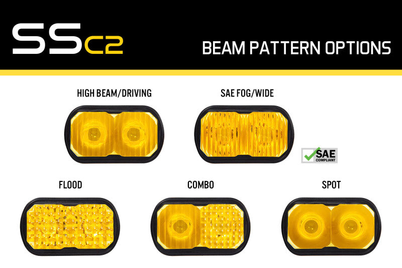 Diode Dynamics Stage Series 2 In Lens Flood - Yellow