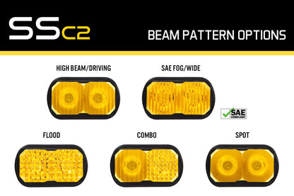 Diode Dynamics Stage Series 2 In Lens Flood - Yellow