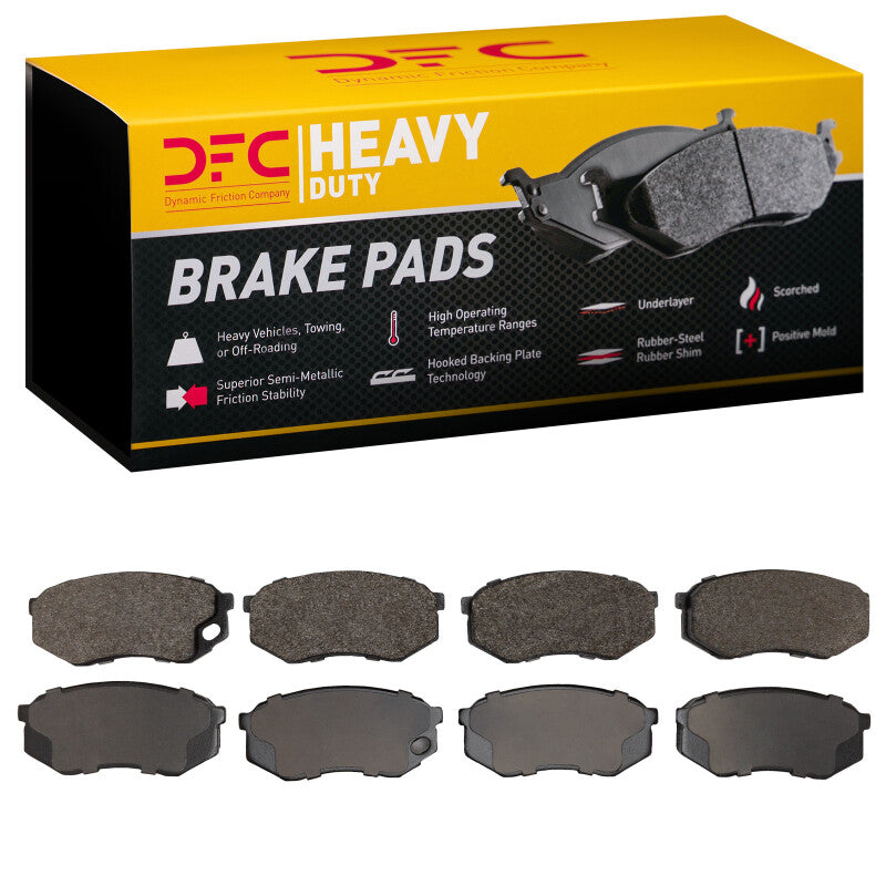 DFC 95-04 Mitsubishi Fuso FE Front Heavy Duty Pads - Semi Metallic