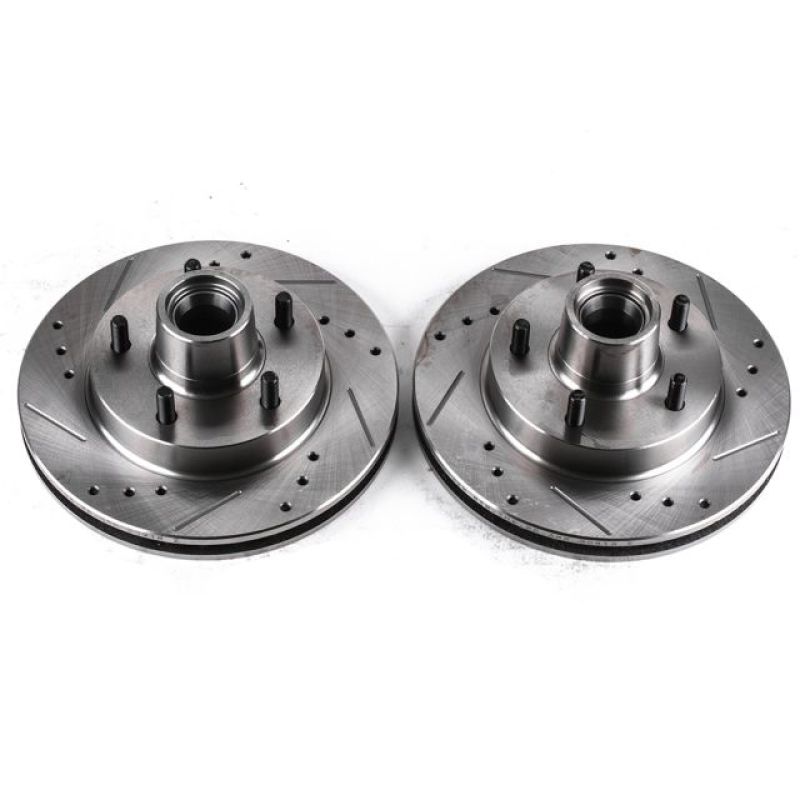 PowerStop Power Stop 82-87 Buick Regal Front Evolution Drilled & Slotted Rotors - Pair