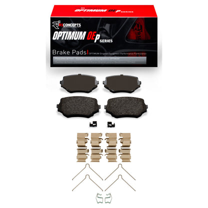 R1 Concepts R1 96-08 Chevrolet Tracker Front Optimum OE Pads & Hardware Kit