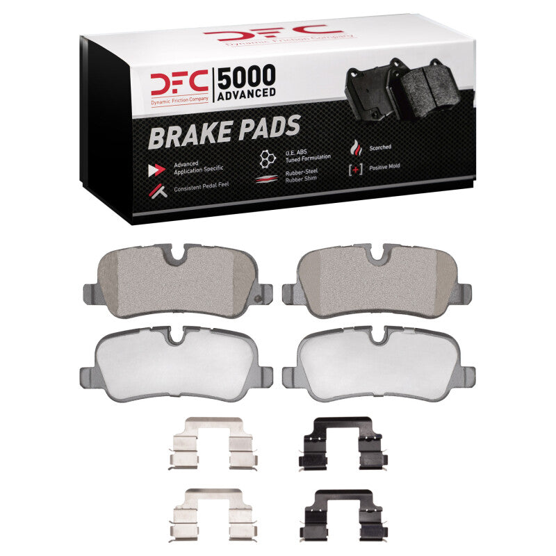 DFC 05-16 Land Rover Discovery (Latin America) Rear Euro 5000 Ceramic Brake Pads and Hardware Kit