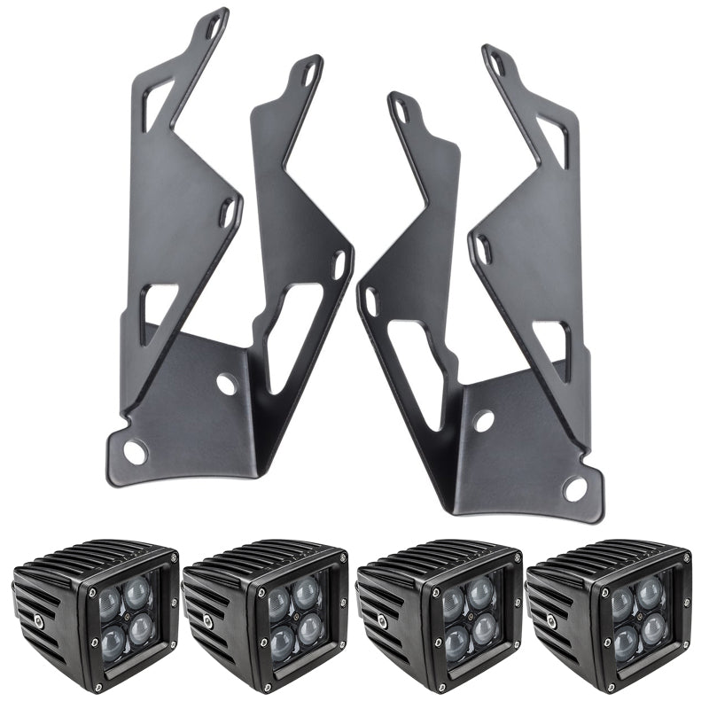 ORACLE Lighting Oracle Jeep JK Dual Mounting Pillar Brackets/Lights Combo