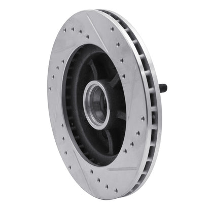 R1 Concepts R1 1988-1991 Chevrolet C1500 Front Left Drilled & Slotted Silver Brake Rotor