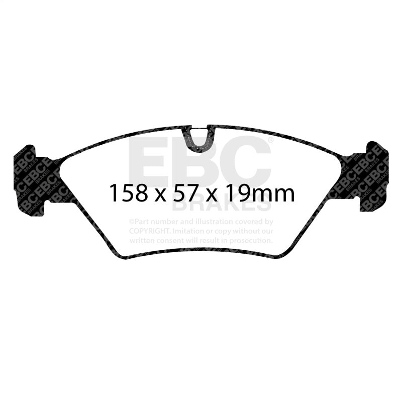 EBC Racing 86-88 BMW M3 (E30) RP-1 Race Front Brake Pads