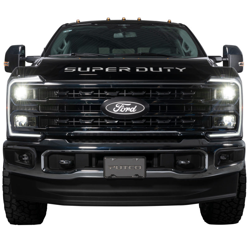 Putco 23-24 Ford Super Duty Front Luminix Ford Led Grille Emblems