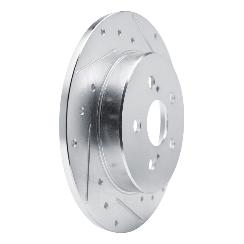 R1 Concepts R1 19-25 Toyota Corolla (Mexico) Rear Right Drilled & Slotted Silver Brake Rotor