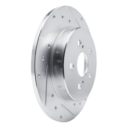 R1 Concepts R1 19-25 Toyota Corolla (Mexico) Rear Right Drilled & Slotted Silver Brake Rotor