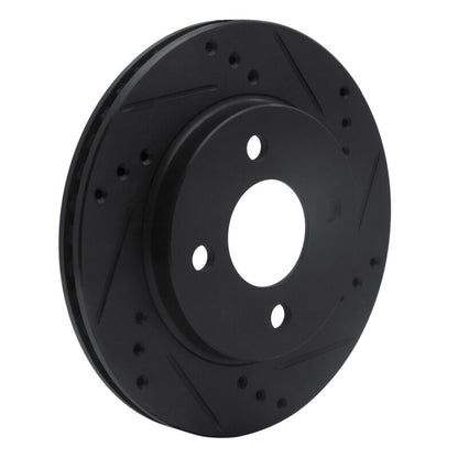 R1 Concepts R1 95-96 Dodge Neon (USA/Canada) Front Right Drilled & Slotted Black Brake Rotor