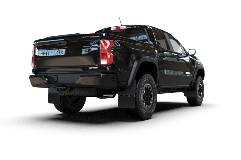 Rally Armor 23-26 Chevy Colorado ZR2 & Z71 Black Mud Flap - Metallic Black Logo