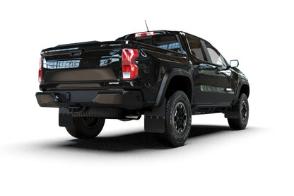 Rally Armor 23-26 Chevy Colorado ZR2 & Z71 Black Mud Flap - Metallic Black Logo
