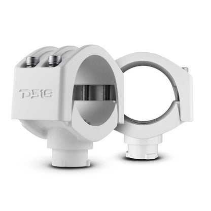 DS18 Tube Mounting Clamp 3in 2.75in 2.5in 2.25in Rubber Adapter For NXL-X and CF-X Towers White
