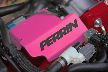 Perrin Performance PERRIN 08-21 Subaru STI Boost Control Solenoid Cover - Hyper Pink