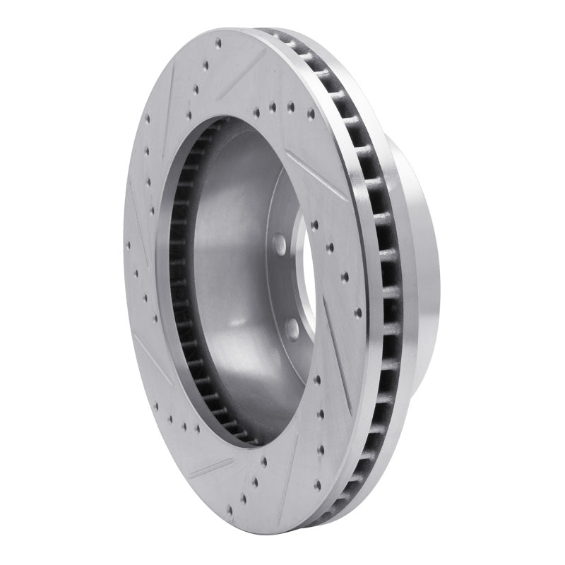 R1 Concepts R1 05-12 Ford F-250 4WD (Super Duty) Front Right Drilled & Slotted Silver Brake Rotor