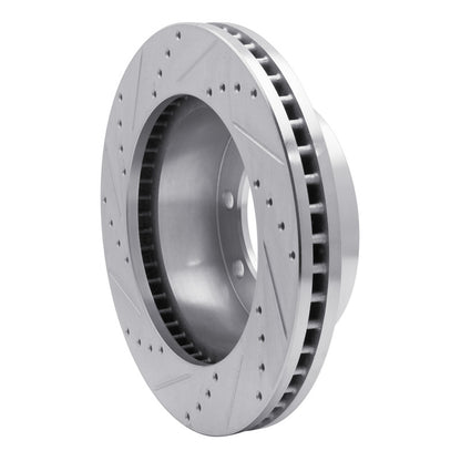 R1 Concepts R1 05-12 Ford F-250 4WD (Super Duty) Front Right Drilled & Slotted Silver Brake Rotor