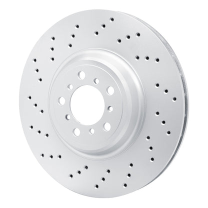 DFC 15-20 BMW M2 Left Front Drilled GeoSPEC Coated Rotor