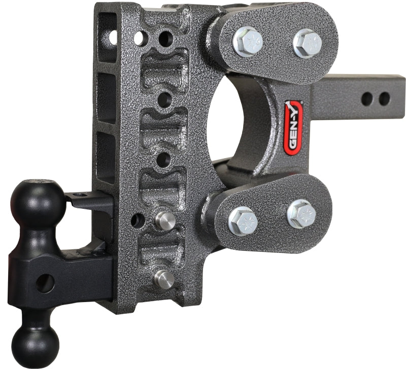 GEN-Y Hitch Gen-Y The Boss Torsion-Flex 2in Shank 7.5in Drop 16K Hitch w/GH-051 Dual-Ball/GH-032 Pintle Lock