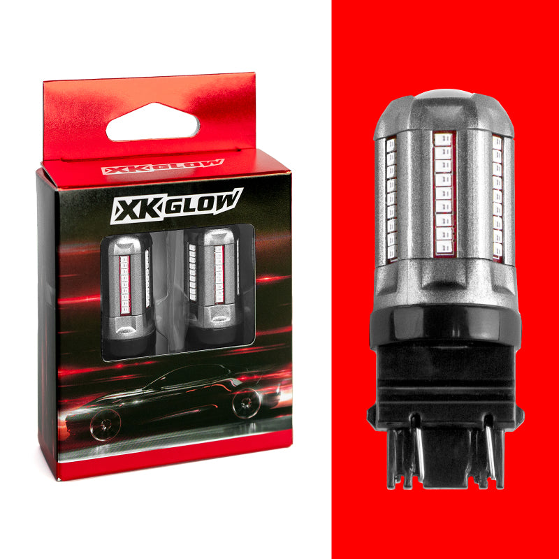 XKGLOW XK Glow 2pc Red 3157 Auto Bulb