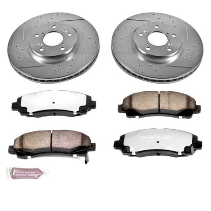 PowerStop Power Stop 06-11 Honda Ridgeline Front Z36 Truck & Tow Brake Kit