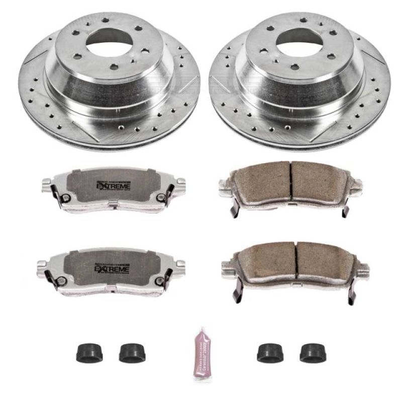 PowerStop Power Stop 04-07 Buick Rainier Rear Z26 Street Warrior Brake Kit