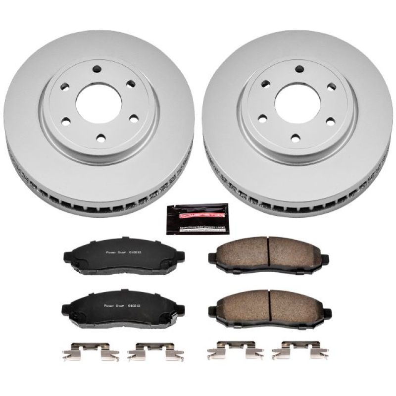 PowerStop Power Stop 05-18 Nissan Frontier Front Z17 Evolution Geomet Coated Brake Kit