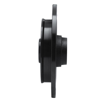 R1 Concepts R1 1987-1994 Mazda 323 Rear Right Drilled & Slotted Black Brake Rotor