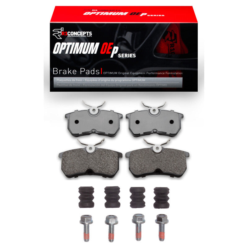 R1 Concepts R1 01-19 Ford Fiesta (USA/Canada) Rear Optimum OE Pads & Hardware Kit
